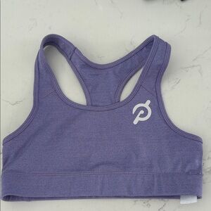 Peloton Purple Racerback Sports Bra